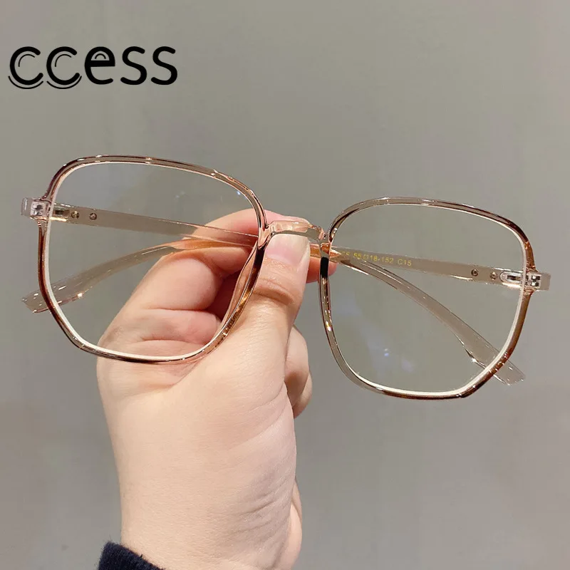 

Retro Big Frame Oversized Finished Myopia Eyeglasses Women Men Eye Glasses Short-sighted Spectacle -1.0 -1.5 -2.0 -2.5 To -6.0