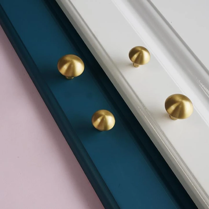 LCH в скандинавском стиле твердая латунная ручка для шкафа выдвижного ящика