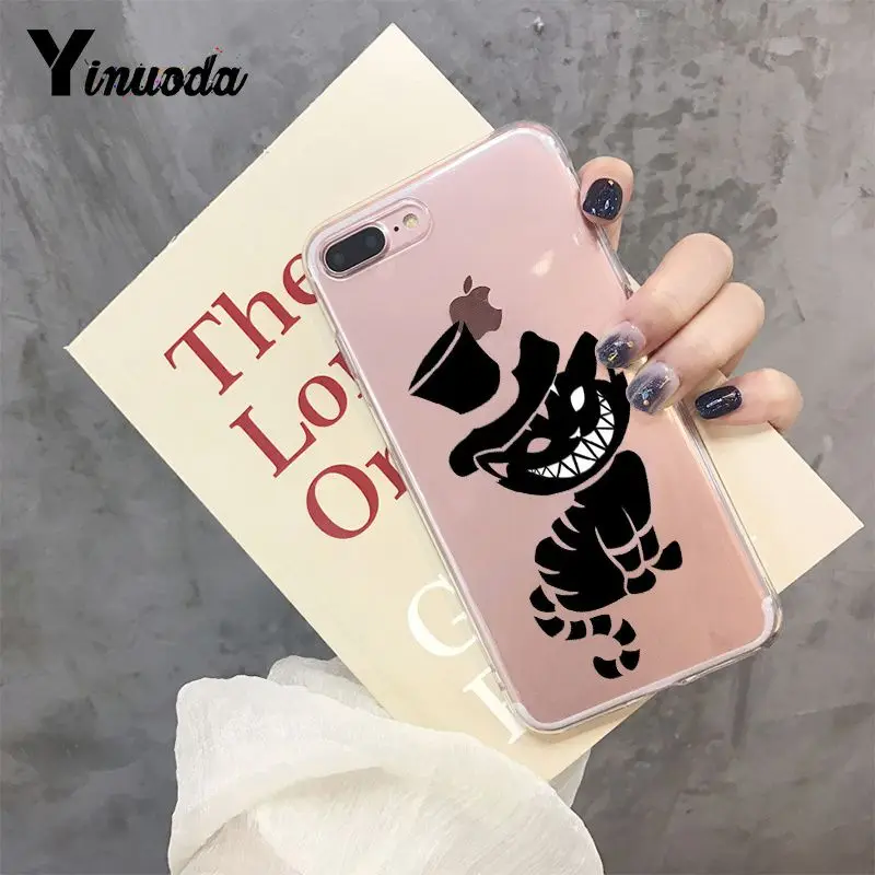 5 Yinuoda Alice in Wonderland Чеширский кот Модный чехол для телефона Apple iPhone 8 7 6 6S Plus X XS max 5 5S SE XR чехол - Цвет: 5