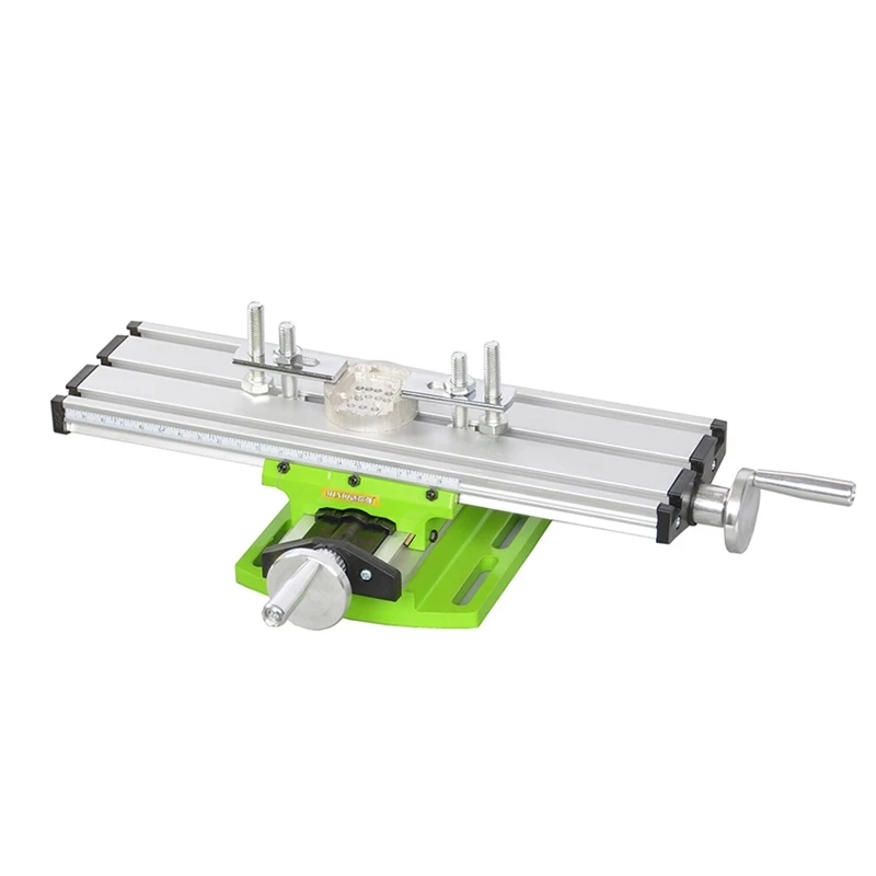 

Mini Precision Milling Machine Bench Drill Vise Fixture Worktable Adjust Coordinate Cross Workbench for Drill and Drill Stand