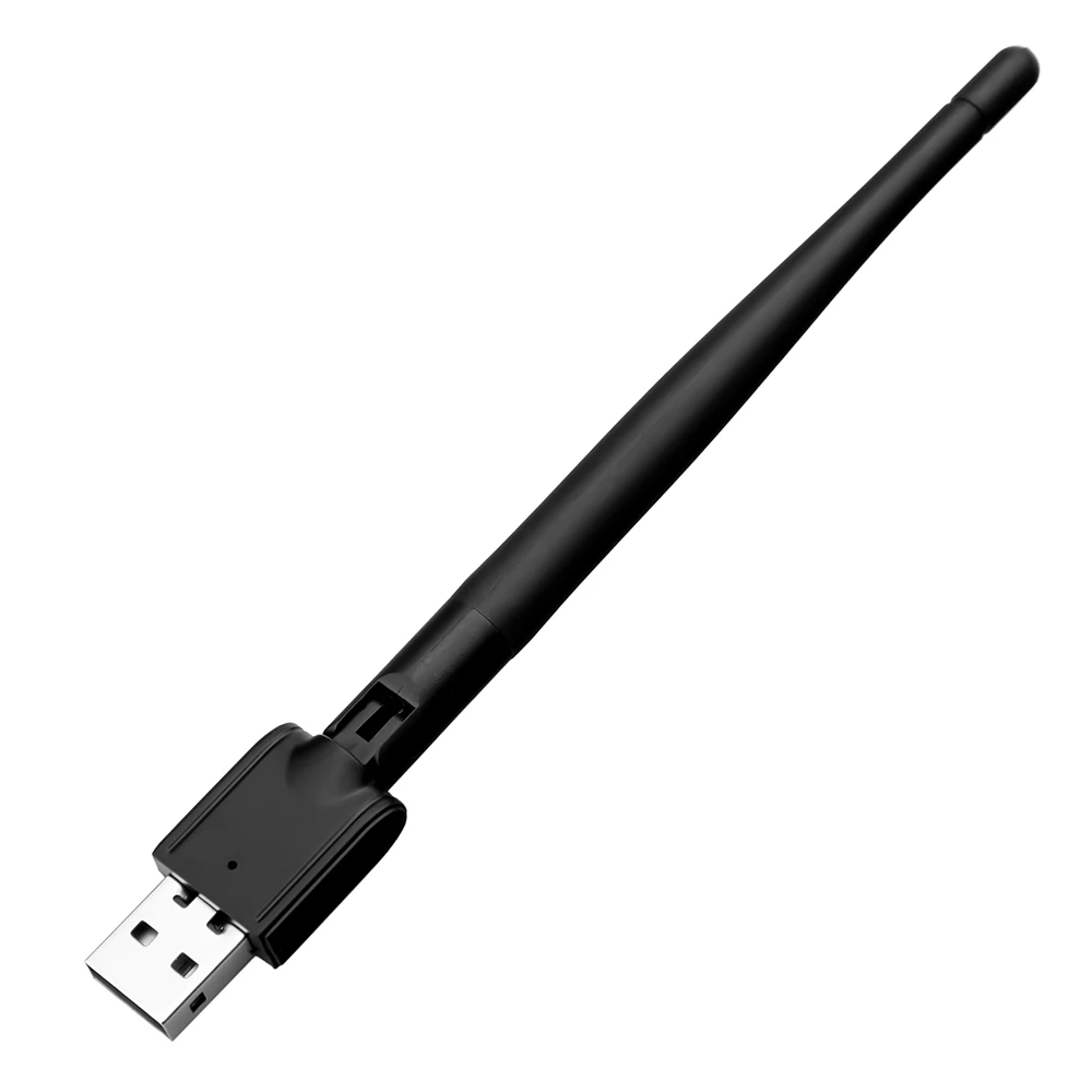Адаптер Hot MT7601 150Mbps WIFI USB Lan - беспроводная сетевая карта для цифровых спутниковых приемников Freesat V7S V8 Super X800 IP-S2.