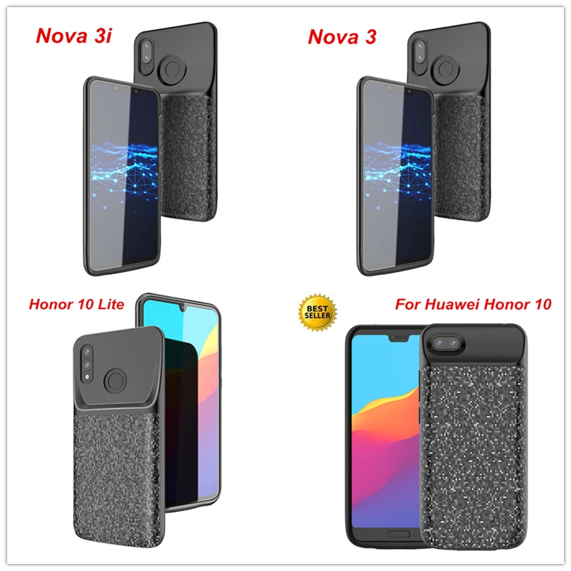 Для Huawei Honor 8 9 10 10 Lite 8X Play Nova 3 3i Чехол Для Аккумулятора Внешний чехол для зарядного устройства power Bank