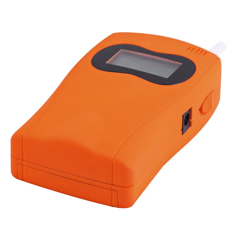 Digital Alcohol Tester Professional Police Breathalyzer LCD Display Analyzer Breath Detector Device With Mouthpieces USB Charger |