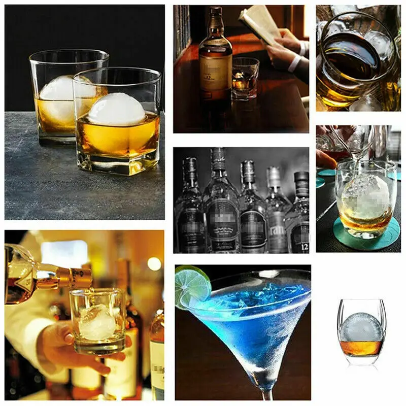 

Diy Ice Ball Making Mold for Whiskey Beer Ice Maker 4 Cavity Ice Box Ice Hockey Molds