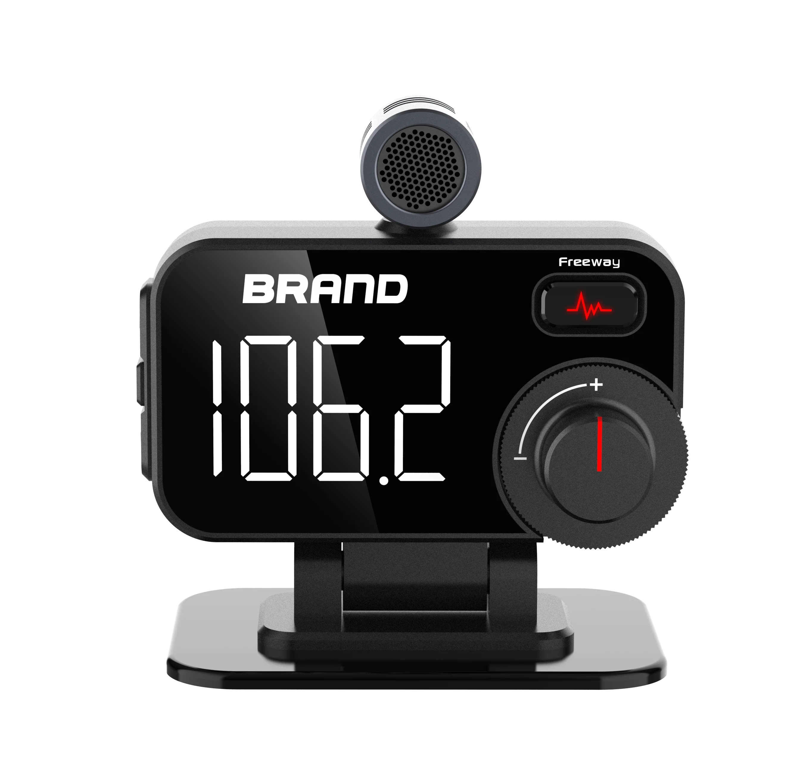 

Bluetooth Car Handsfree Kit BT 5.0 Audio Receiver for Auto Phone Hands Free Car kit FM Transmitter with big LED display