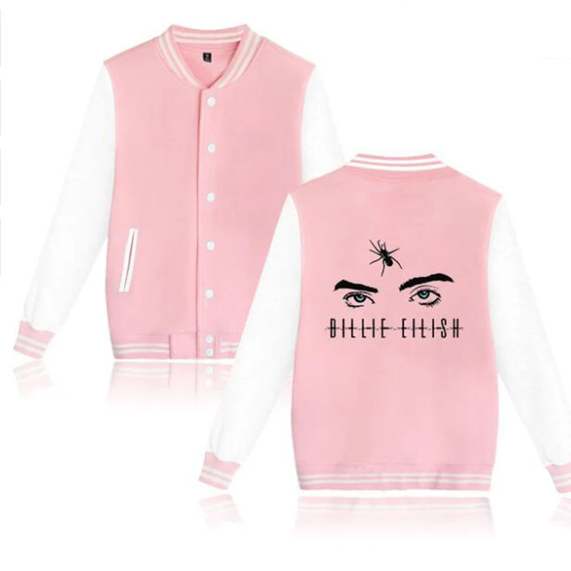 Женская толстовка в стиле хип-хоп с длинным рукавом флисовая бейсбольная рубашка