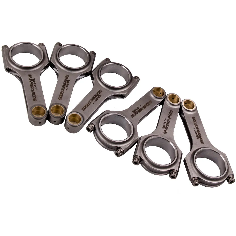 6X шатуны для Toyota Progres 2JZ 2JZGE 2JZGTE 142 мм кованые 4340 шатун болты ARP коленчатый поршень