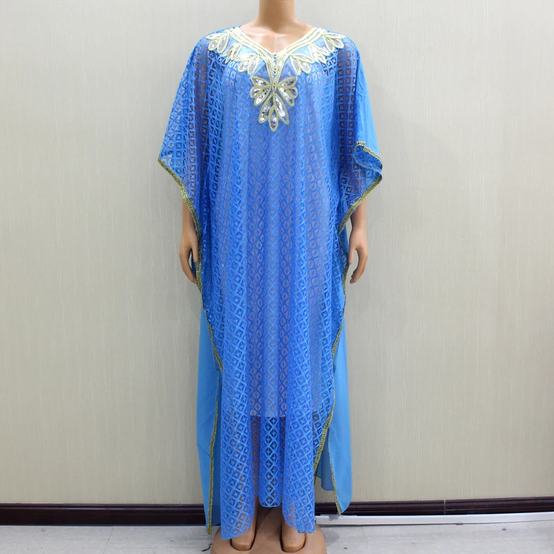 2020 красивые африканские модные кружевные аппликации Блестки Длинные платья для