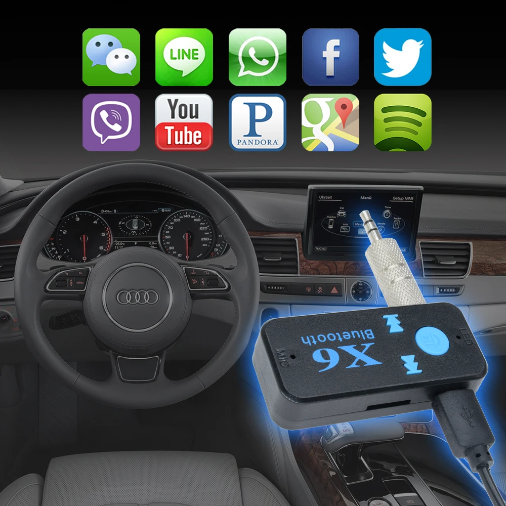 portable bluetooth 5 0 audio receiver mini 3 5mm hifi aux stereo bluetooth for tv pc wireless adapter for car speaker headphones free global shipping