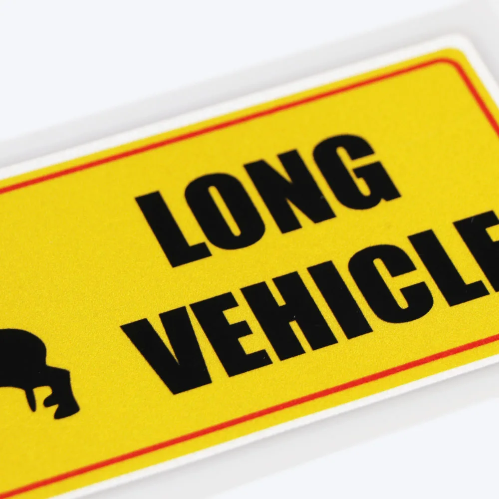 

YOJA 20X6.3CM LONG VEHICLE Dog Pattern Creative Decoration Car Sticker Vinyl Decal 19B-0003