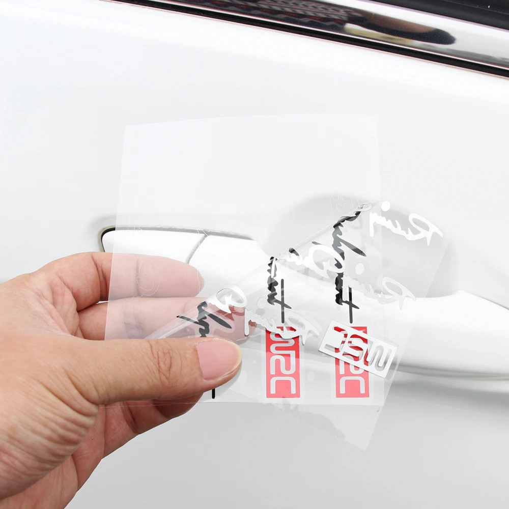 4 шт./лот автомобильные наклейки на зеркало заднего вида WRC ралли гонки полоса