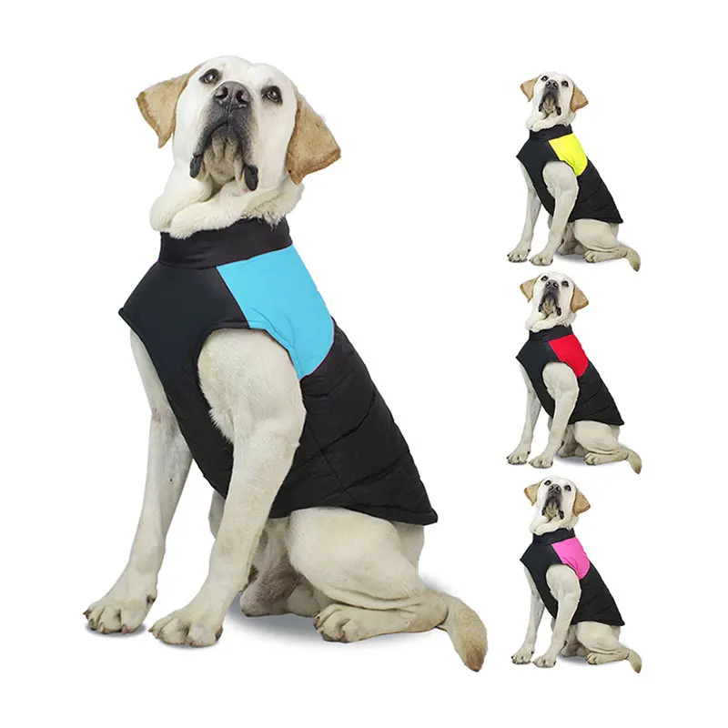 

Костюм для домашних собак, куртка, пальто с упряжкой, зимняя теплая одежда для смокинга собак, жилет для водонепроницаемой одежды для малень...