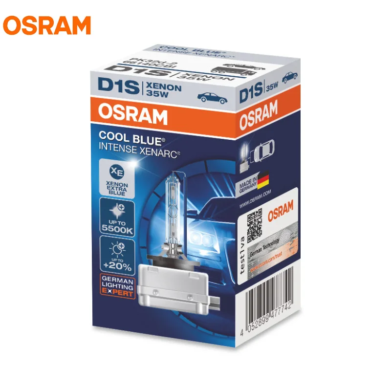 OSRAM 66140CBI 66240CBI 66340CBI 66440CBI D1S D2S D3S D4S 12 в 35 Вт холодный синий интенсивный 5500K ксеноновая