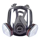 Промышленная Полнолицевая газовая маска двойного назначения лицевая маска распыление краски химический респиратор пылезащитные противогаз заменить тип 6100