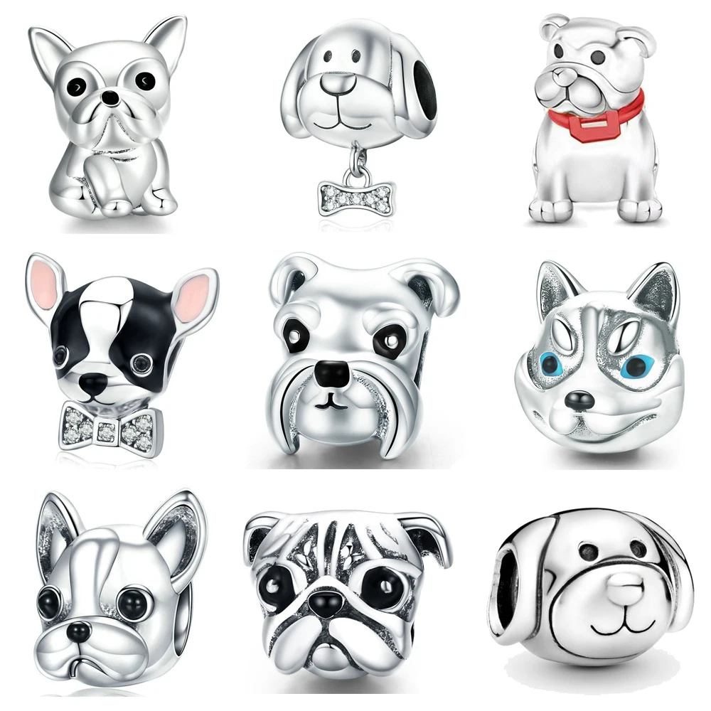 

Шарм-бусина для браслета Pandora, серебристого цвета