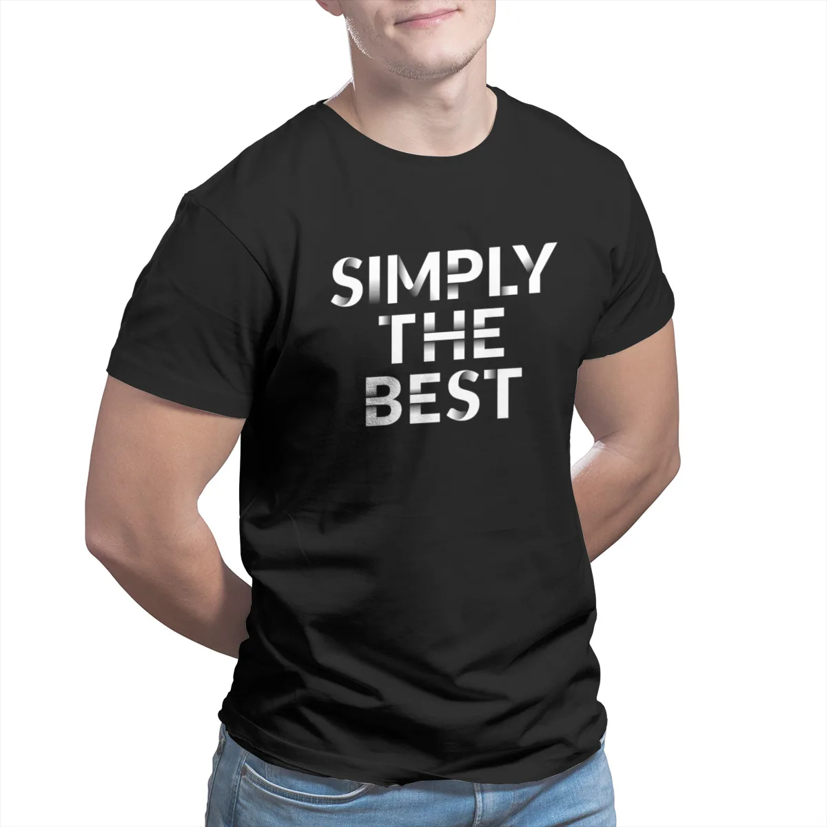 

Men's T-shirts Simply The Best Men's T-Shirt Print Custom Cosplay Tops Top quality Tees 32463