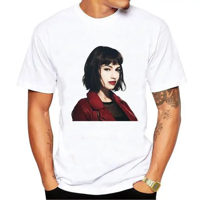 Футболка мужская с забавным дизайном тенниска надписью La Casa De Papel майка коротким