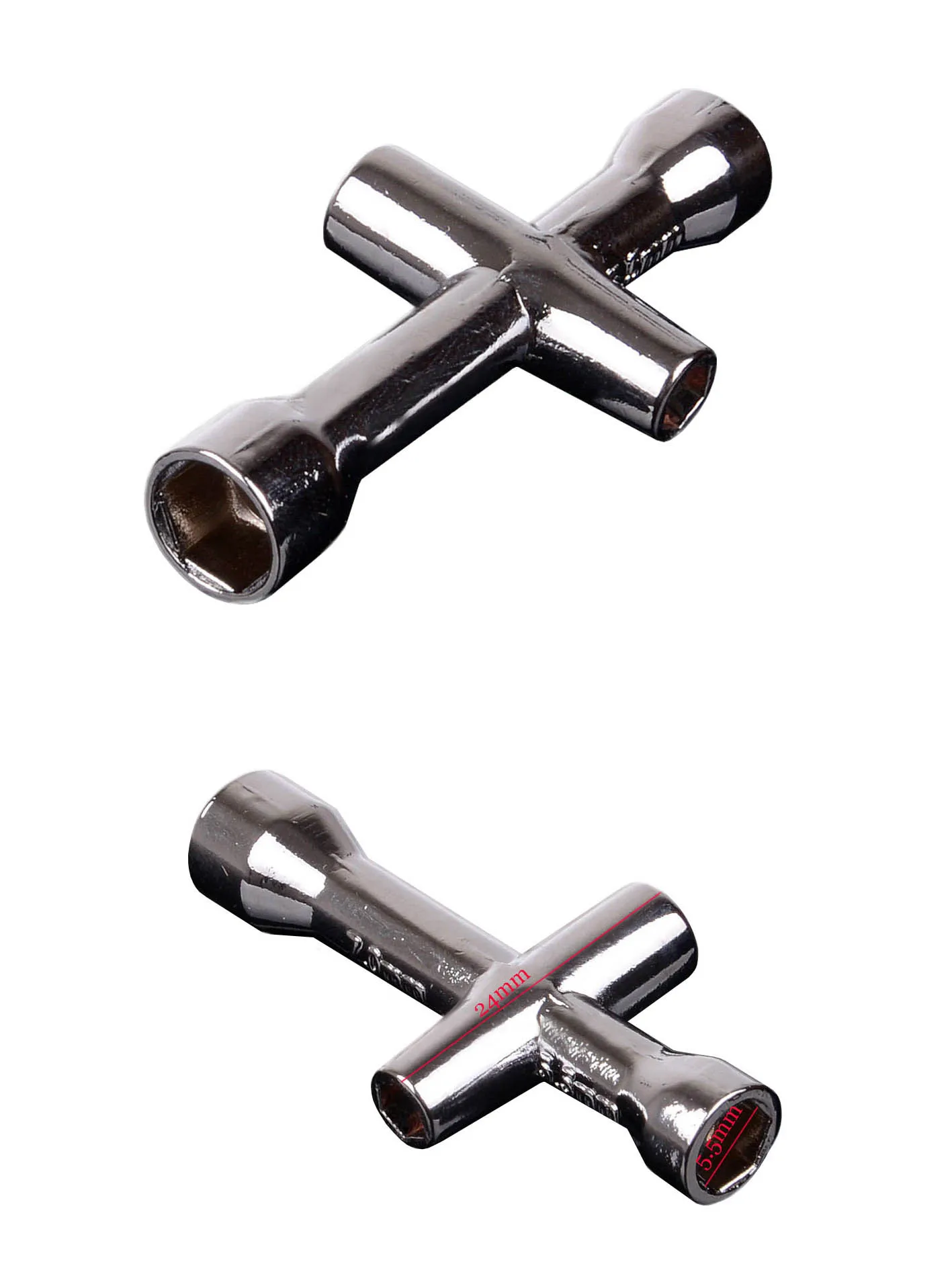 Крестовые гаечные ключи HSP 80132 шестигранная муфта 4/ 5/5 5/7 мм подходит для