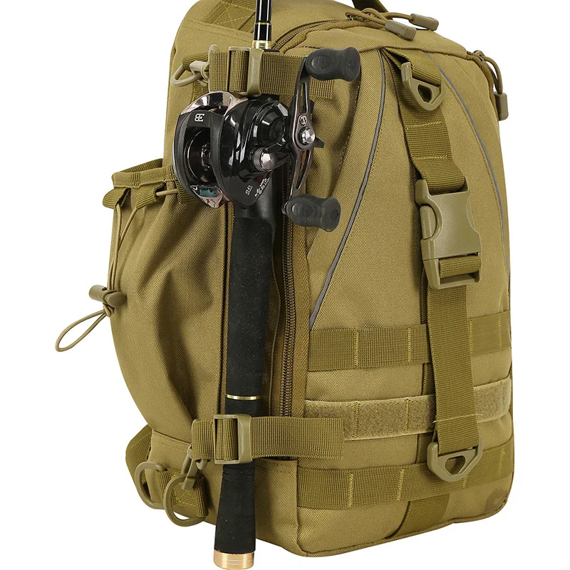 Sports Men Tactical Hiking Backpack Chest Bag Military Fishing Shoulder Sling Climbing Camping