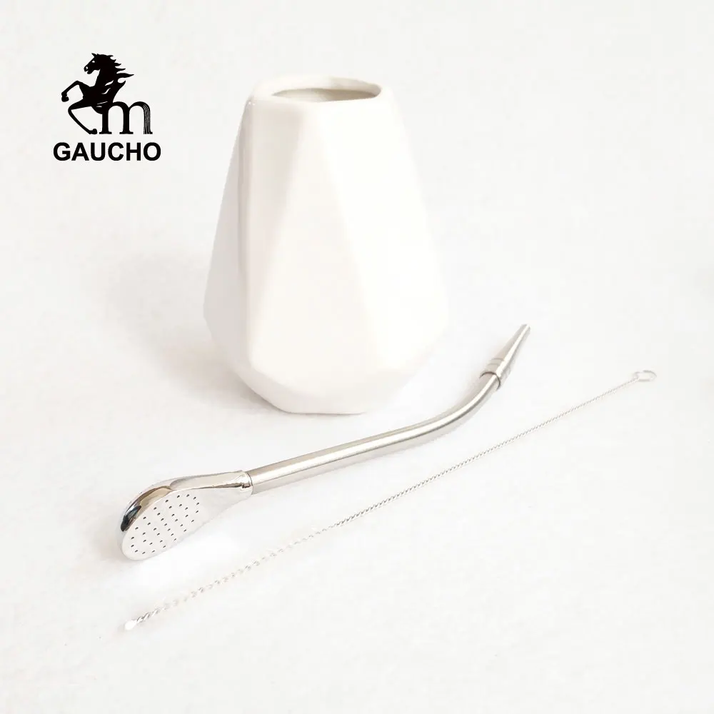 1 компл./лот Gaucho Yerba Mate Calabash Gourds наборы керамических чашек с фильтром из