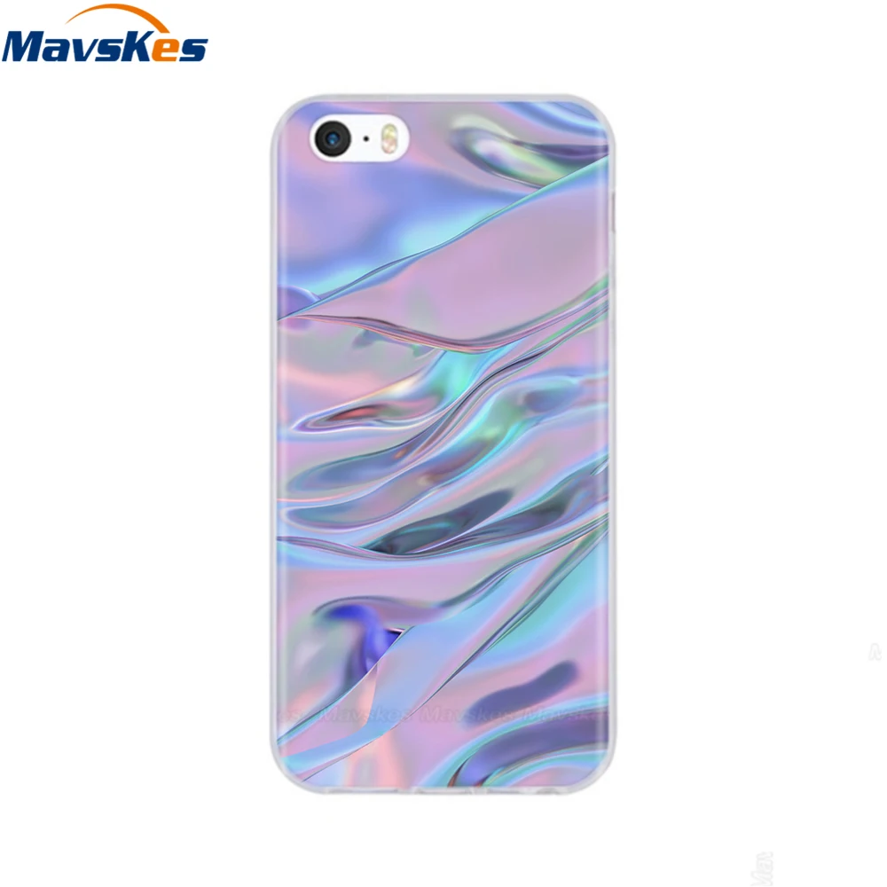 soft tpu case for iPhone 4 4s 5 5s SE 6 6s cute cartoon cat flower fashionable silicone phone case cover full protective coque