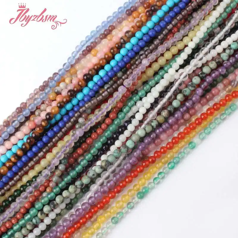 2 мм крошечный круглый Лапис Амазонит Агаты рыхлый натуральный камень бусины для