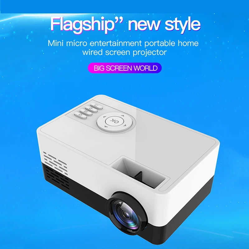

New 320x240 HD Mini Projector J15/S261 1080p LED WiFi Projector Video Home Projector Mini Portable Cinema Movie Game