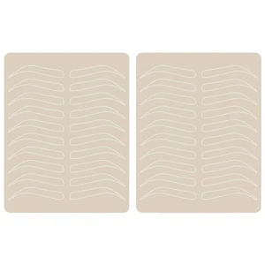 Микроблейдинг для бровей тренировка кожи бровей Перманентный макияж принадлежности для бровей тренировка кожи без чернил нужна белая линия односторонняя