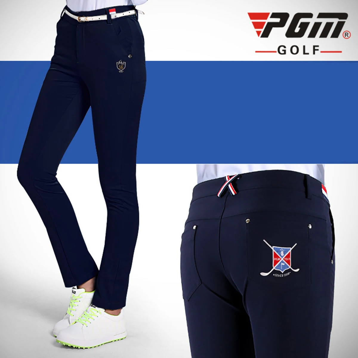PGM женские штаны для гольфа хлопок полиэстер спорта и отдыха primera capa mujer темно