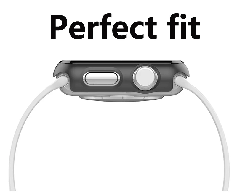 Чехол+ Защитная пленка для Apple watch band 44 мм 40 мм 42 мм 38 мм Гидрогелевая пленка оболочка защита iwatch 4 3 2 1 Аксессуары