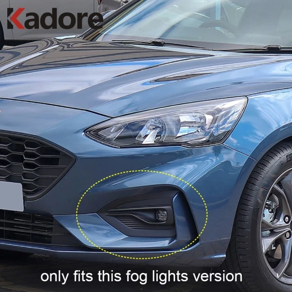 Для Ford Focus ST Line 2019 2020 Хромированная передняя противотуманная фара крышка отделка