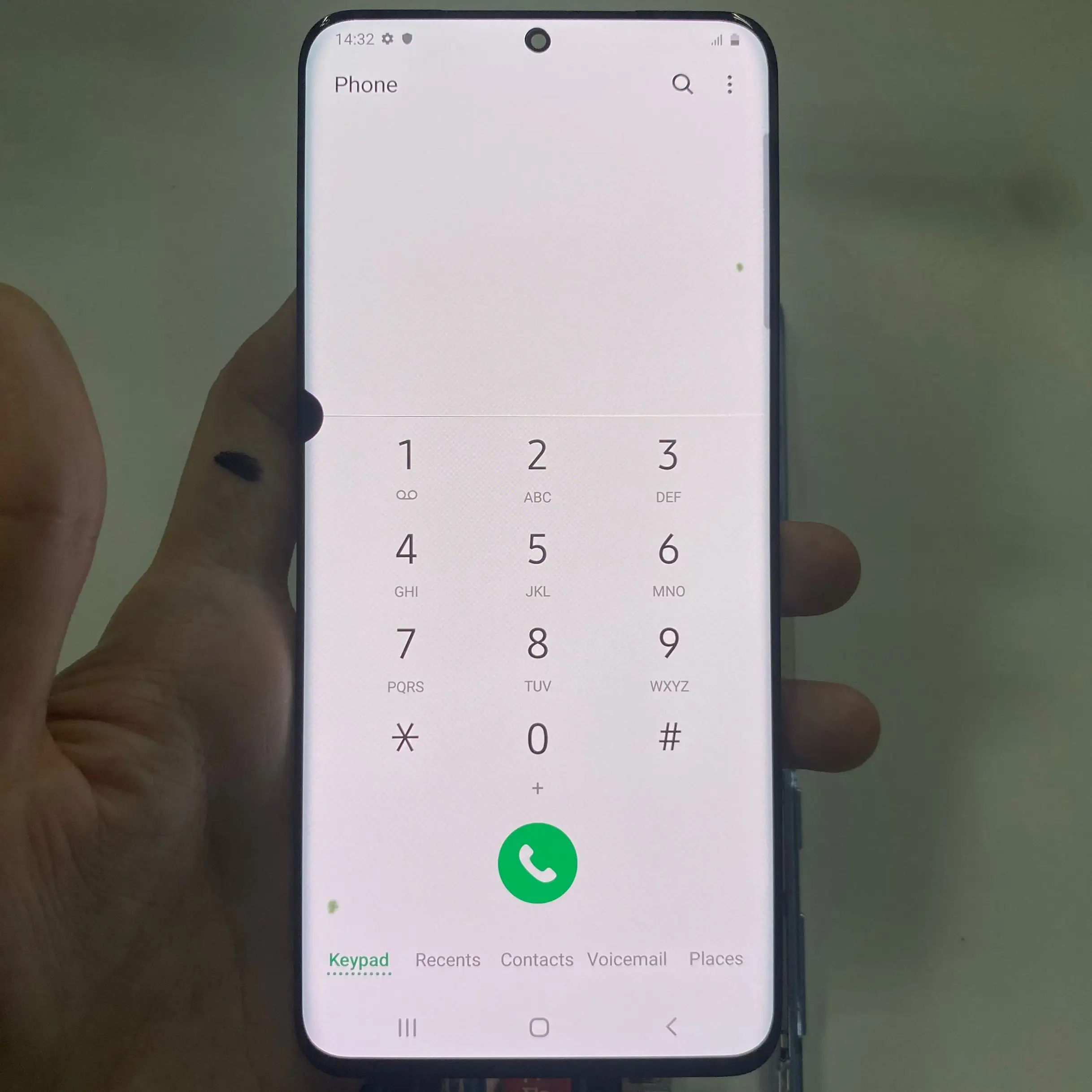 Оригинальный дефект с точечной линией одиночная распродажа ЖК-дисплей S20 для Samsung