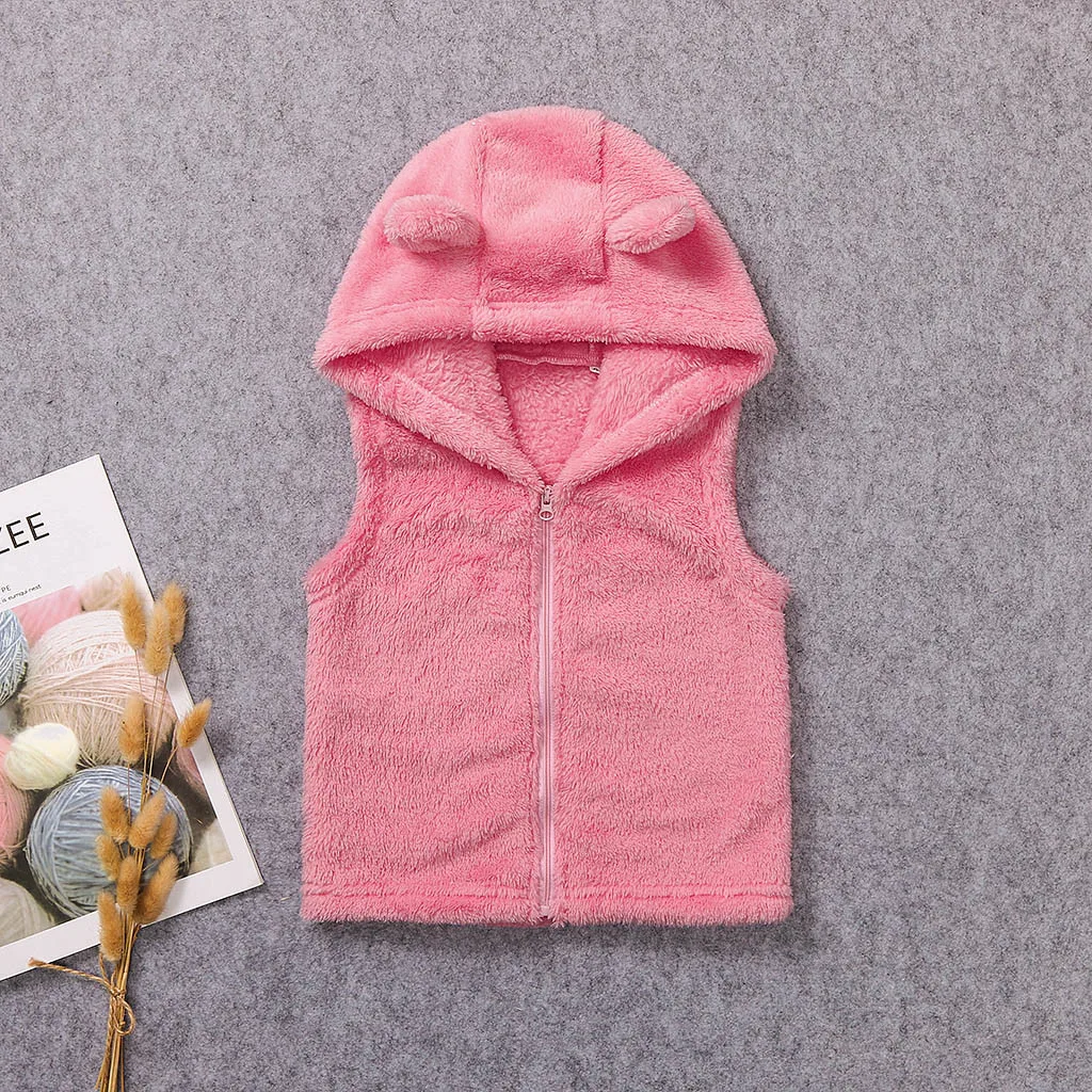 Одежда для маленьких мальчиков и девочек жилет теплый зимний детский пальто без