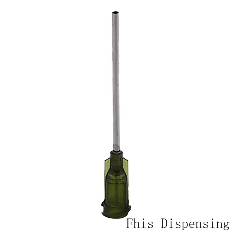 

Pack of 100 W/ISO Standard Dispensing Needles PP Luer Lock Hub Tubing Length Precision S.S Dispense 1.5 Inch 14G Blunt Tips