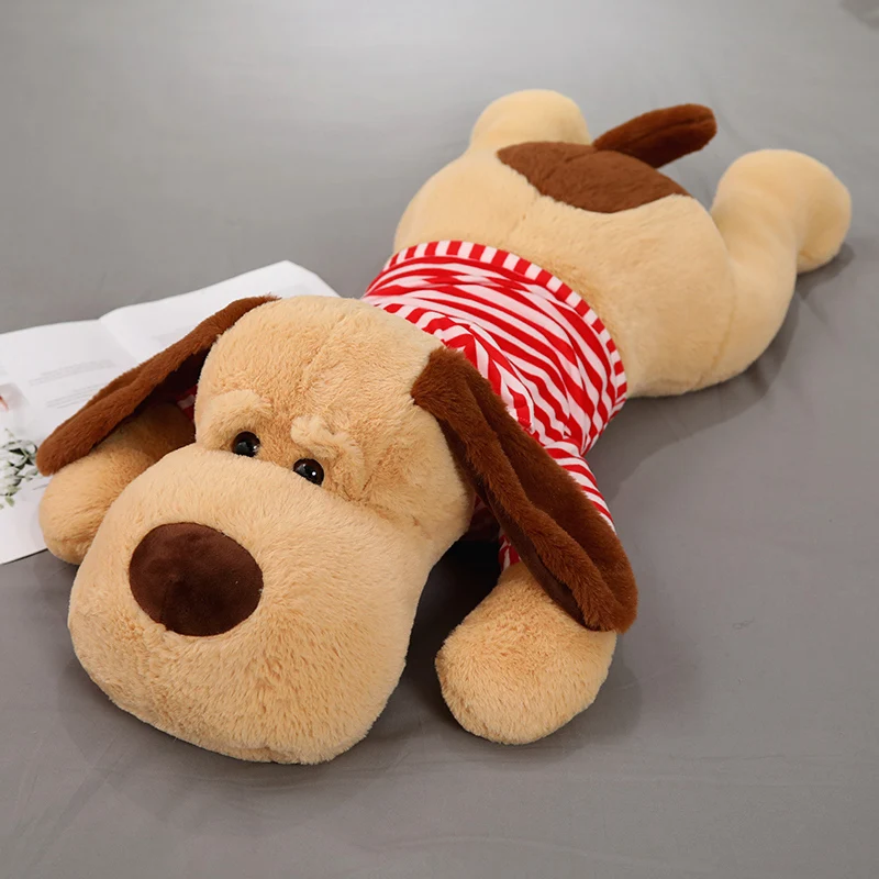 

Hot Selling 70/90/130cm Giant Plush Toy Big Sleeping Dog Stuffed Puppy Dog Nice Soft Animal Toy Pillow Baby Girls Birthday Gift