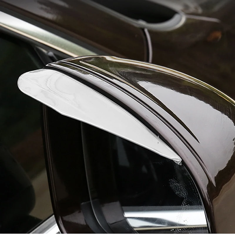 2 ПВХ автомобильный Стайлинг водонепроницаемый чехол накладка на зеркало