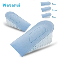 invisible half height increase insole pad heel insert lift shoes taller insert cushion men women 2 3 5 cm inner raised insoles