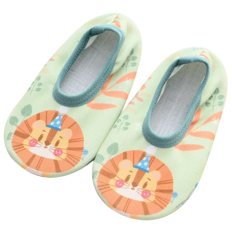 Calcetines de algod&oacute;n con dibujos animados para beb&eacute;, antideslizantes, cortos, de barco, antideslizantes, para primeros pasos-3