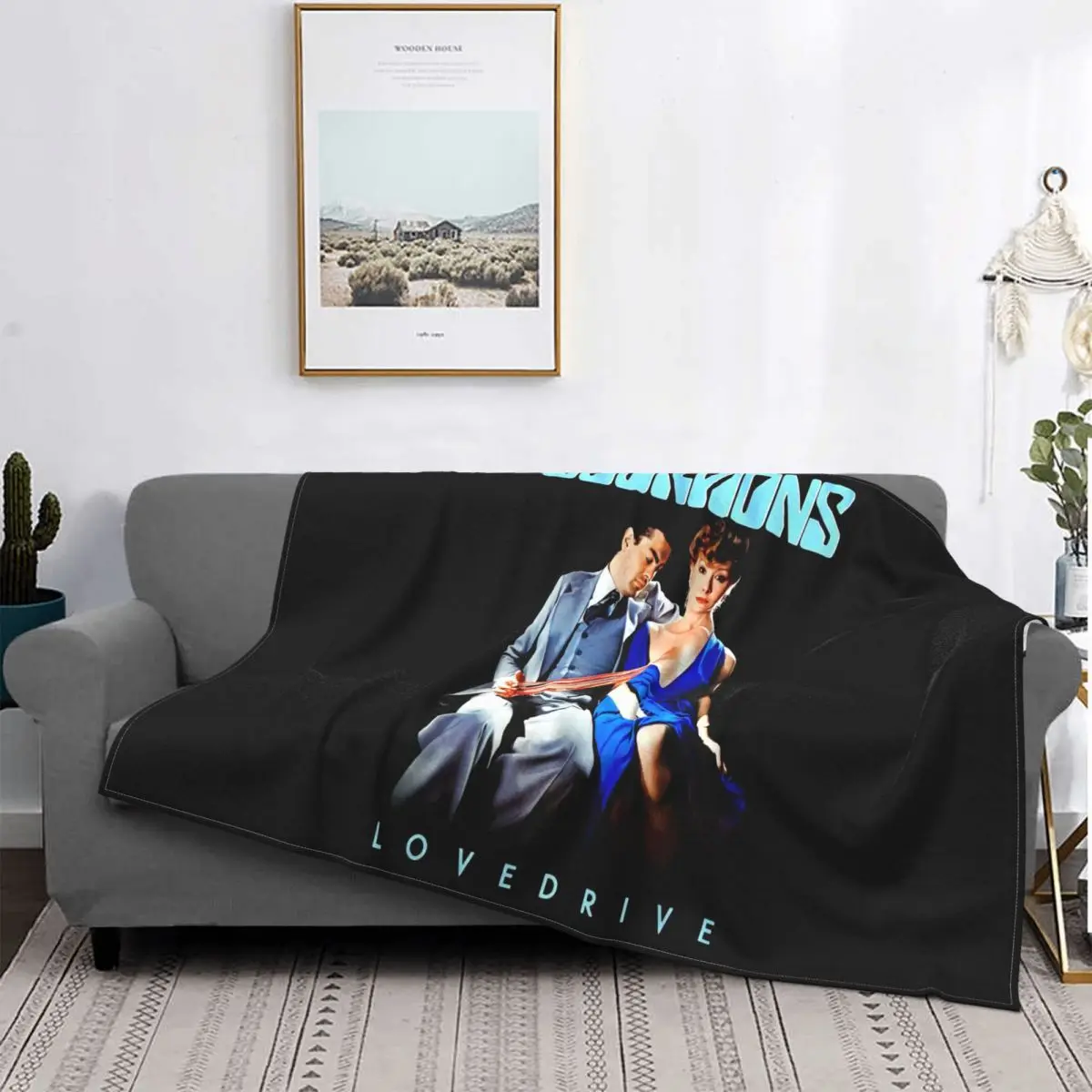 Scorpions Tour Meine Schenker Jabs Buchholz Hard Rock Heavy Metal Band 3 Flannel Blanket |