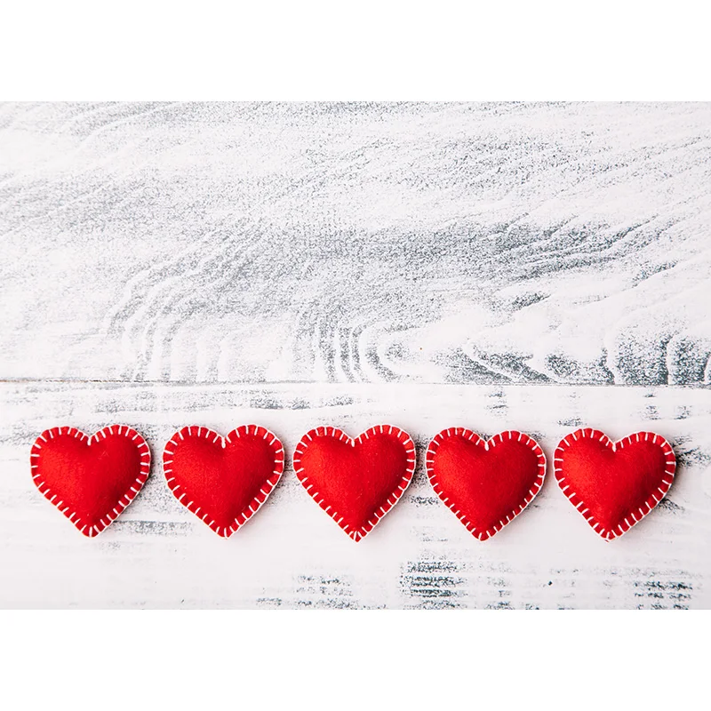 

SHENGYONGBAO Vinyl Custom Photography Backdrops Prop Valentine's day wood flower Theme Photography Background QJ91220-86