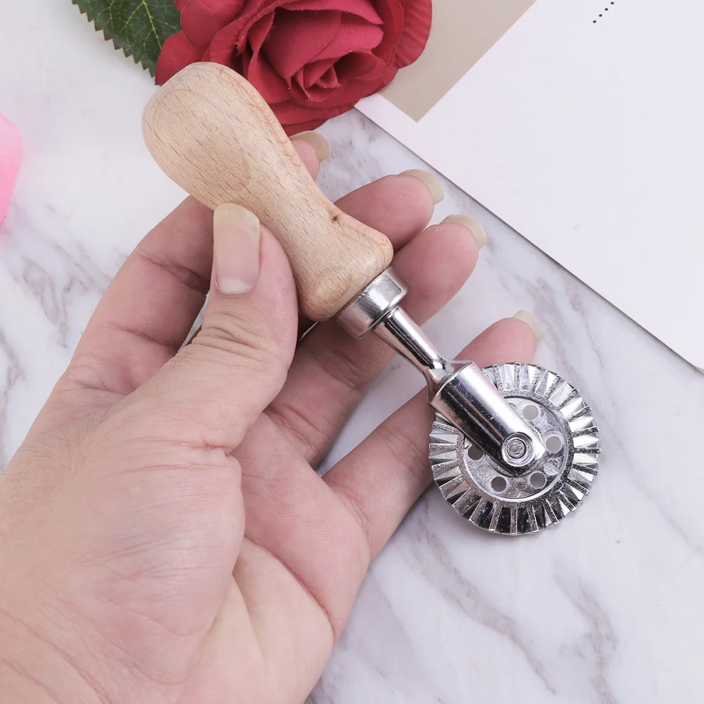 Инструмент для выпечки из нержавеющей стали со шнуровкой и тиснением десертная