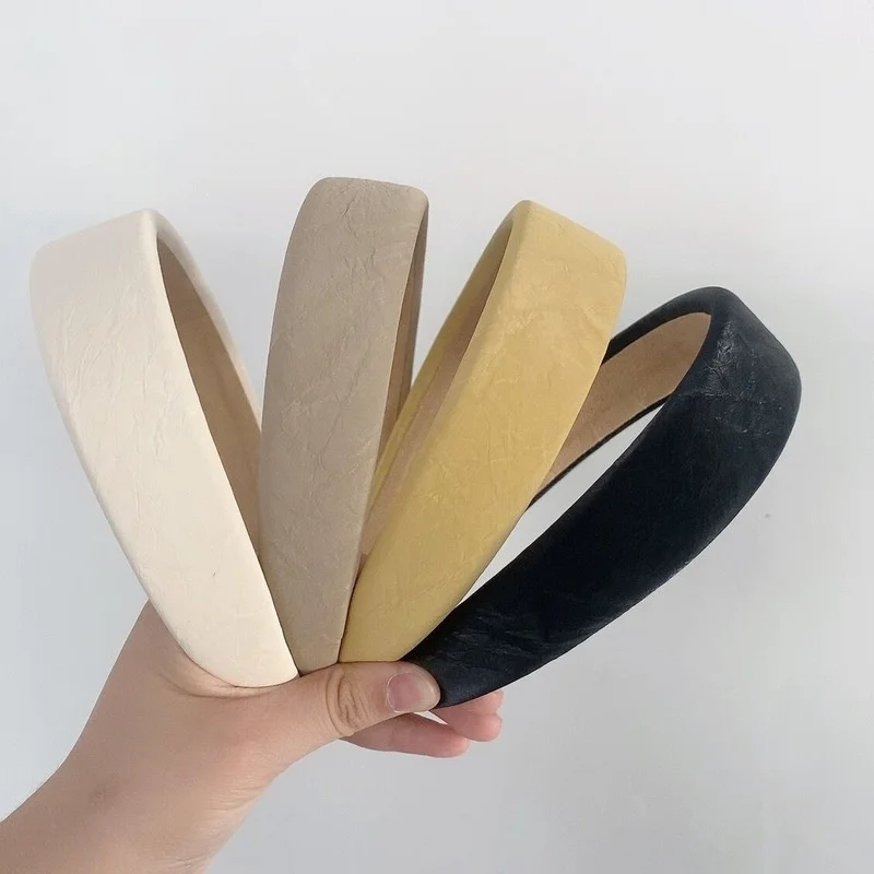 Wide-brimmed Hair Band Female Wash Hair Band Korean Girl Out All-match Headband  Head Jewelry