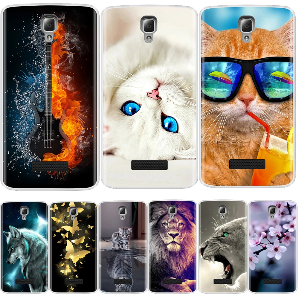 Мягкий чехол из ТПУ с рисунком для Lenovo A2010 A 2010 4 5 дюйма задняя крышка роскошный