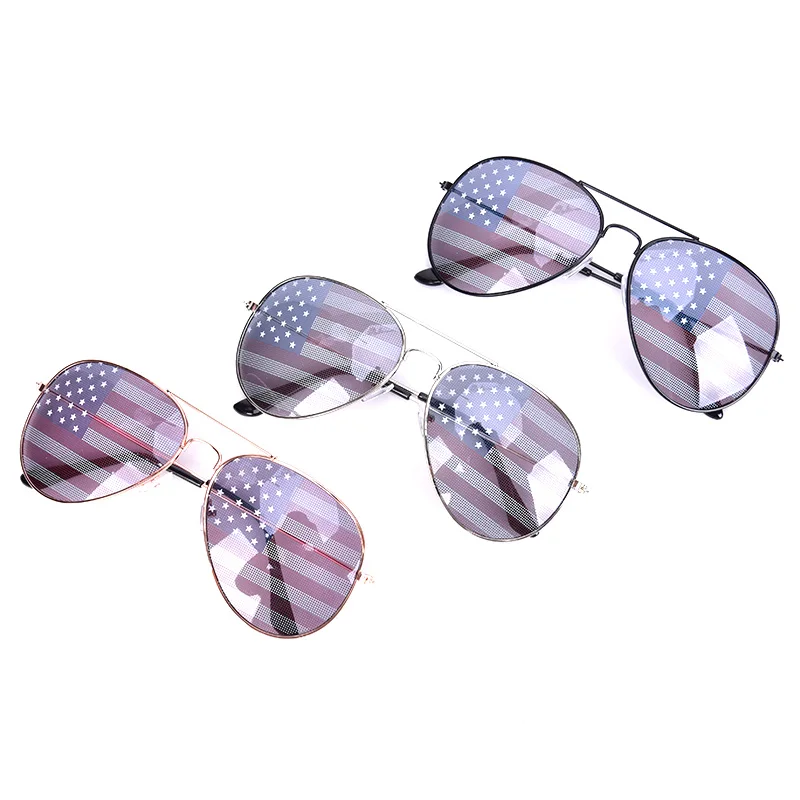 УНИКАЛЬНЫЕ Солнцезащитные очки с американским флагом для женщин и мужчин