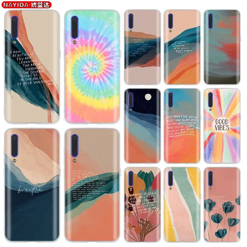 

Мягкий силиконовый чехол с абстрактным рисунком для Xiaomi 11 10 9 8 A2 A3 CC9 Lite POCO X3 Pro 6X 10i 9se, чехол
