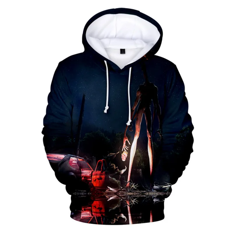 

Men's Women's Hoodie 3D Printing Mermaid Head Game Horror SCP Fashion Pullover Harajuku Super Hoodie Boy Girl Jacket 2021