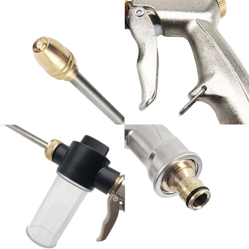 

Multifunction Extensible Hose High Pressure Car Wash Water Hose With Water Gun Adjustable Nozzle Watering Garden Hose