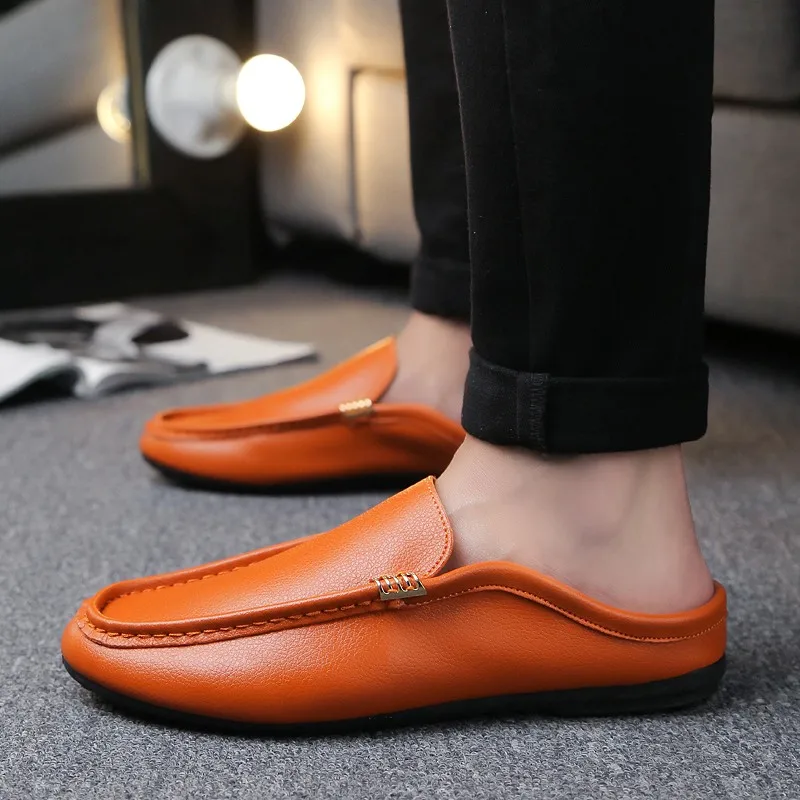 Лидер продаж 2019 г. Повседневная мужская обувь Летняя из искусственной кожи на