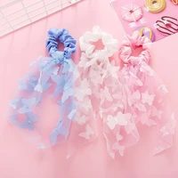 cross border new arrival ribbon creative retro simple french romantic embedded butterfly hairband wholesale