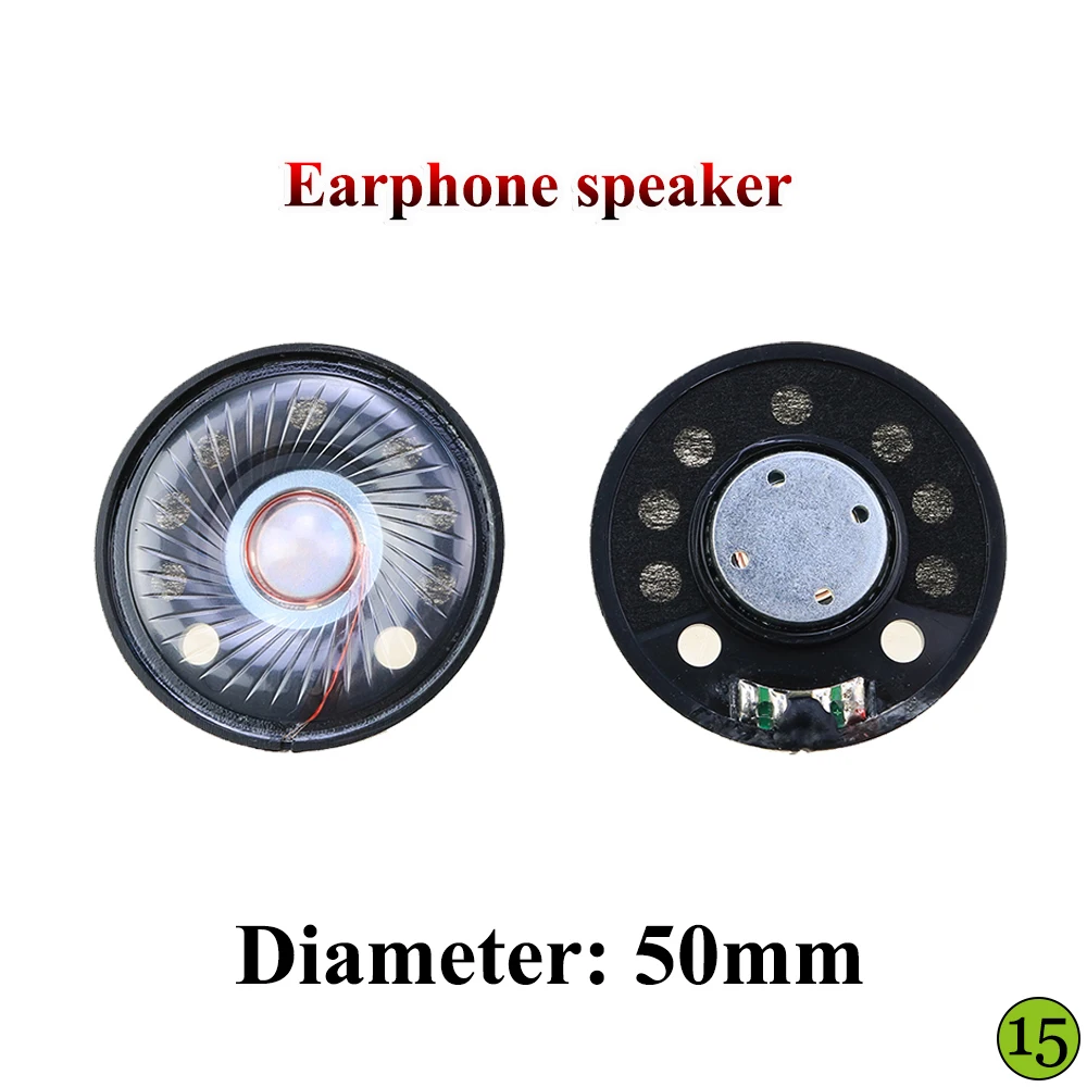 1pcs Driver Hifi Bluetooth White Magnetic Headphone Speaker 27 29mm 30mm 37mm 40mm 50mm High-end Earphone Diy Loudspeaker Repair images - 6